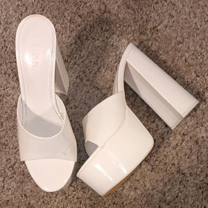 Super tall chunky platform slides